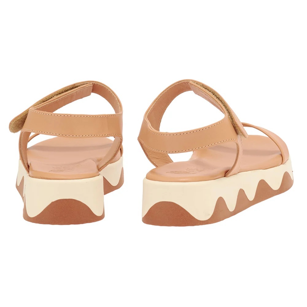 Ancient Greek Sandals Salamina Nappq Natural Sandals Sz 8 - Picture 4 of 13